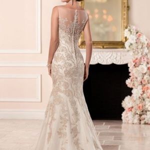 Stella York Champagne Wedding Gown